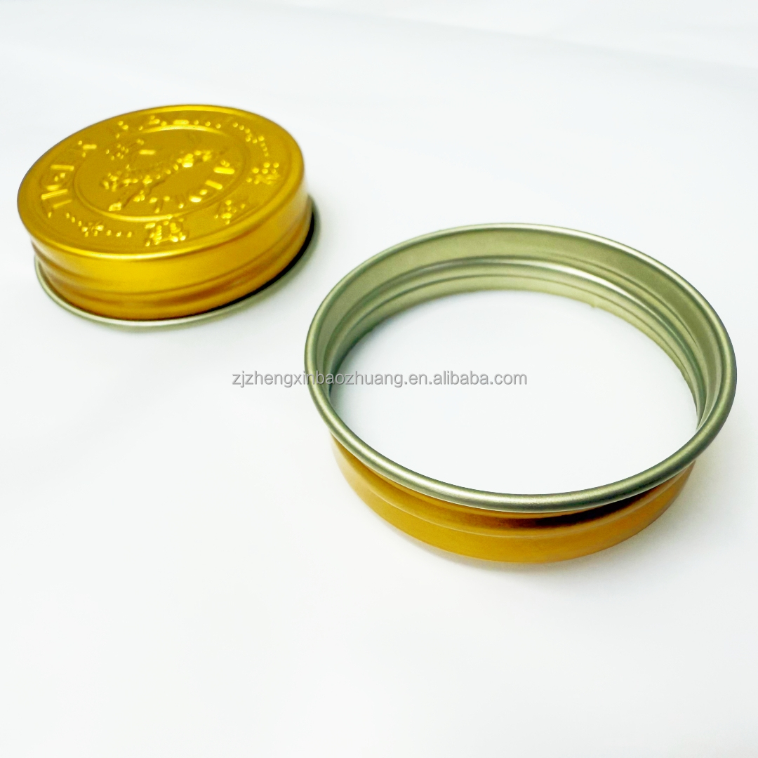 Small Tinplate Ointment Container Herbal Balm Tin Box Pharmaceutical Packaging