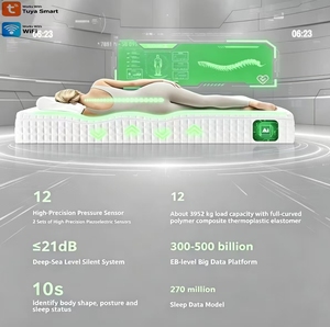 <span class=keywords><strong>ที่นอน</strong></span>อัจฉริยะ AISLUMBERX AI <span class=keywords><strong>พร้อม</strong></span>ระบบตรวจสอบการนอนหลับ นวดด้วยถุงลมปรับได้ ดีไซน์ทันสมัยสำหรับใช้ในห้องนอน-จัดส่งตรงจากโรงงาน - Product Image 2