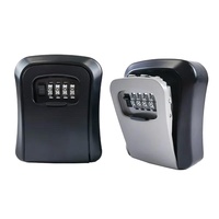Boîte à clés en métal GCS avec serrure à combinaison, coffre-fort pour la maison, boîte de rangement sécurisée pour clés