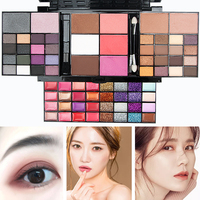 Makeup 74 Warna Kit Makeup Profesional untuk Wanita Makeup Set Kotak Kosmetik Make Up Kit