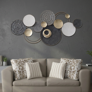 Seller Recommended Multi-Color Aluminum <b>Flower</b> <b>Wall</b> Art Laser Cut Welded Art Deco Design for Living Room Bedroom Decor <b>Wall</b> Art - Product Image 4