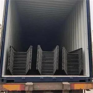 Cường độ cao ASTM Q235 q345 q355 tấm cọc thép hồ sơ u cho nhà máy xây dựng giá 12M 15m Kích thước cắt hàn - Product Image 6