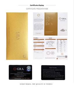 <span class=keywords><strong>Anello</strong></span> di Moissanite donna lusso 0,5ct Design argento e oro Champagne finitura regalo perfetto per <span class=keywords><strong>anello</strong></span> donna popolare. - Product Image 6