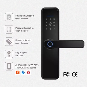 Wifi thông minh Keyless Khóa cửa kỹ thuật số với nhận dạng vân tay nhôm & cửa thép đám mây tùy chọn lưu trữ dữ liệu cho khách sạn - Product Image 2