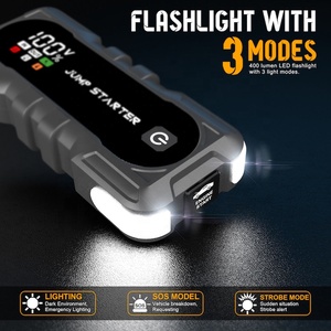 차량 도구 자동 전기 다중 기능 파워 뱅크 자동 시동기 4000A 헤일로 볼트 배터리 12V 자동차 점프 시동기 - Product Image 3