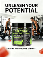 Großhandel Kreatin-Monohydrat Energie-Gummis 5000mg Pre-Workout Unterstützung für Muskelkraft