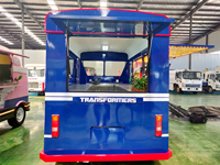 Camion de nourriture de train de donuts chinois de Shimao Oriental à vendre europe avec DOT CE