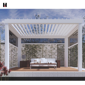 Pergola de remise à neuf bioclimatique gazebo pergola chinoise moderne d'extérieur en aluminium - Product Image 2