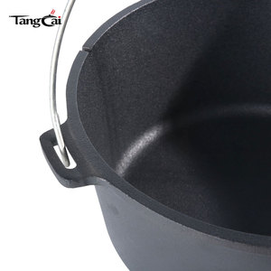 Olla <span class=keywords><strong>de</strong></span> <span class=keywords><strong>Hierro</strong></span> <span class=keywords><strong>Fundido</strong></span> Resistente para Supervivencia en la Naturaleza, 8 Cuartos, para Platos Pequeños, Guarniciones, Juego <span class=keywords><strong>de</strong></span> Utensilios <span class=keywords><strong>de</strong></span> Cocina para Camping, <span class=keywords><strong>Asador</strong></span> <span class=keywords><strong>de</strong></span> Ajo - Product Image 5