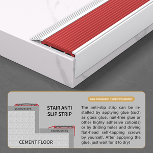 Embellecedor <span class=keywords><strong>de</strong></span> borde <span class=keywords><strong>de</strong></span> nariz <span class=keywords><strong>de</strong></span> escalera <span class=keywords><strong>de</strong></span> <span class=keywords><strong>goma</strong></span> <span class=keywords><strong>de</strong></span> PVC antideslizante, Tira protectora, perfil <span class=keywords><strong>de</strong></span> borde <span class=keywords><strong>de</strong></span> escalera <span class=keywords><strong>de</strong></span> Metal, nariz <span class=keywords><strong>de</strong></span> escalera <span class=keywords><strong>de</strong></span> aluminio antideslizante - Product Image 5