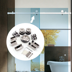 <span class=keywords><strong>Precio</strong></span> barato puerta corredera de cristal accesorios Hardware sin marco Puerta de <span class=keywords><strong>ducha</strong></span> SISTEMA DE Hardware - Product Image 5
