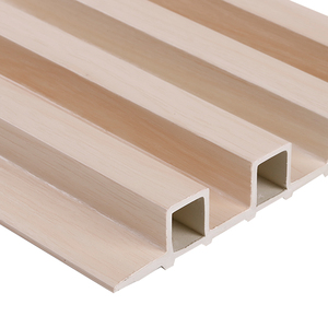 Revestimientos Pared Panneau intérieur Ranurado WPC Lambrin Decorativo Revestimiento PVC Intérieur Lambrin WPC Wpc Panneau mural plat - Product Image 4