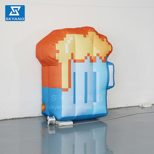 Inflatable bia cup nước giải khát chai quảng cáo mockup với LED ánh sáng in ấn kỹ thuật số tổ chức sự kiện trang trí - Product Image 3