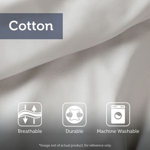 DB 6-Piece Cotton Jacquard King-Size Oversized <b>Comforter</b> <b>Set</b> Floral Solid Printed Patterns Woven for Home Wedding Hospital - Product Image 3