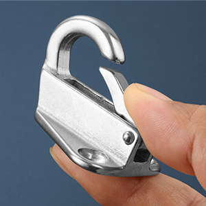 Crochet de pare-battage robuste à visser pour fixation murale, crochet de pare-battage marin - Product Image 4