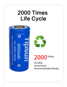 Tipsun 32700 3.2v 6000mah Factory Direct Sales 32650 32700 6ah Lithium <b>Battery</b> - Product Image 6