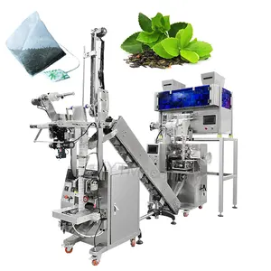 Automatic Small Triangle Flower Tea Teabag Herbal MDP Pyramids Bag Pouch Filling Sealing Packing Machines For Small Businesses