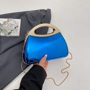 Sac à main de soirée pour femme de haute qualité, nouvelle mode, surface brillante, chaîne, parfait pour <span class=keywords><strong>Madame</strong></span> - Product Image 5