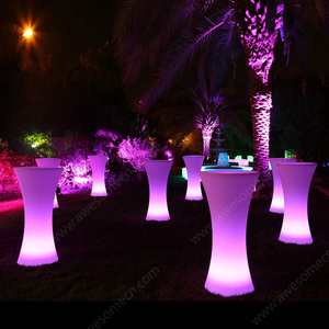 Mesa de <span class=keywords><strong>Bar</strong></span> Moderna con Barra de Luz LED de Plástico y Control Remoto para Uso en Bares y Hoteles - Product Image 4