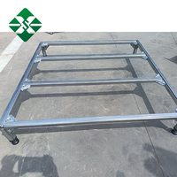 Système de charpente de base en ossature pour terrasse extérieure, idéal pour le bricolage et la pose de revêtements de sol en gros