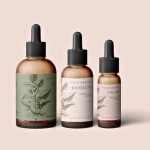 Etiqueta de Botella Cosmética Impresa Personalizada de Alta Calidad, Estampado en Oro, Adhesivo Termofusible de una Sola Cara para Rollo de Etiquetas de Productos de Maquillaje - Product Image 1