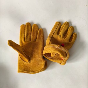 <strong>Children</strong> <strong>Gardening</strong> <strong>Gloves</strong> Cowhide Anti-Thorn Puncture-Resistant Stab-Proof Abrasion-Proof Heat-Resistant Labor Protection - Product Image 3