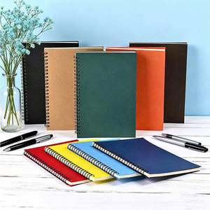 Custom Spiral Binding Notebook Office Minimalist Kraft Paper <b>Notepad</b> College Ruled <b>A5</b> Notebooks Journal for School - Product Image 1