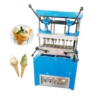 Machine à glace électrique industrielle, pour faire des cônes, des gaufres, appareil pour faire des glaces et des biscuits