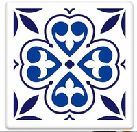 Ensemble de sous-verres en céramique conçus sur mesure, grands tapis et tampons d'art en mosaïque à dos de liège