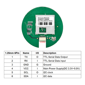 L1 L5 Dual-band đa chế độ với Dual ăng ten gốm gnss mô-đun - Product Image 5