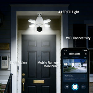 2026년형 300만 화소 구형 카메라, LED 조명, 양방향 오디오 통신 및 야간 투시 CMOS 센서 지원. - Product Image 3