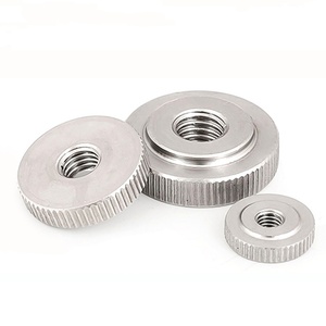 الفولاذ المقاوم للصدأ تدحرجت شقة الجوز رقيقة اليد الملتوية شقة رئيس الجوز مخرش الإبهام رقيقة متري الزنك مطلي النهاية - Product Image 4