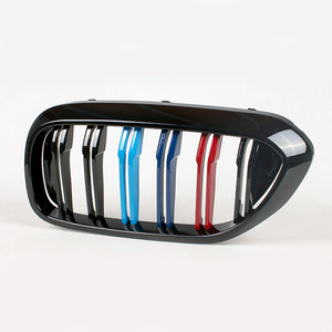 Bande de couleur tricolore pour calandre BMW, compatible avec les séries 3, 5, 1, 3GT, X1, X3, X4, X5, autocollant à clipser, installation avec ruban adhésif ABS 3M - Product Image 6