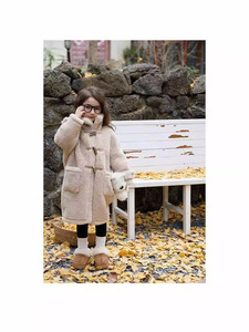 Giacca Invernale alla Moda per <span class=keywords><strong>Bambina</strong></span>, Calda e Spessa in Peluche, Vendita all'Ingrosso - Product Image 2