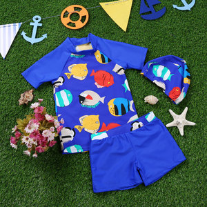 Traje de Baño Infantil Estampado de 3 Piezas para Comprar en Línea - Product Image 3
