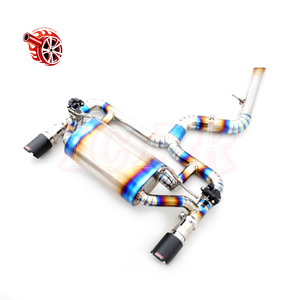 Para BMW Serie 1 335 <span class=keywords><strong>335i</strong></span> <span class=keywords><strong>F30</strong></span> 3.0T 2012-2016, Sistema de Escape con Silenciador y Tubo de Bajada de Acero Inoxidable Pulido a Espejo de 1.5mm - Product Image 5