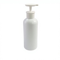 Bouteilles à pompe en PET fournies par le fabricant, 300 ml pour lotion corporelle, 350 ml pour shampoing, 400 ml pour gel douche, sérigraphiées à chaud