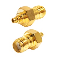Adaptador Coaxial RF de 50 ohmios para Aplicaciones de Radiofrecuencia, Conector Coaxial SMA Hembra a MMCX Macho