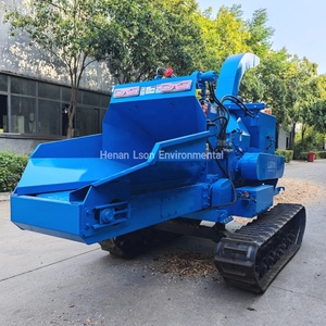 Cippatrice Diesel Semovente Cingolata, Commercio Sicuro, Trituratore di Legno e Rami Completamente Automatico - Product Image 3