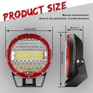Đèn Pha Tròn DRL Xe Tải 12V Chống Nước IP68 256W Nhà Sản Xuất Đèn Led Làm Việc 24 Volt Cho Xe Hơi Xe Tải - Product Image 6