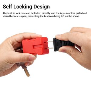 قفل قابس كهربائي، جهاز قفل القابس الكهربائي، مناسب لمعايير الولايات المتحدة الأمريكية - Product Image 4