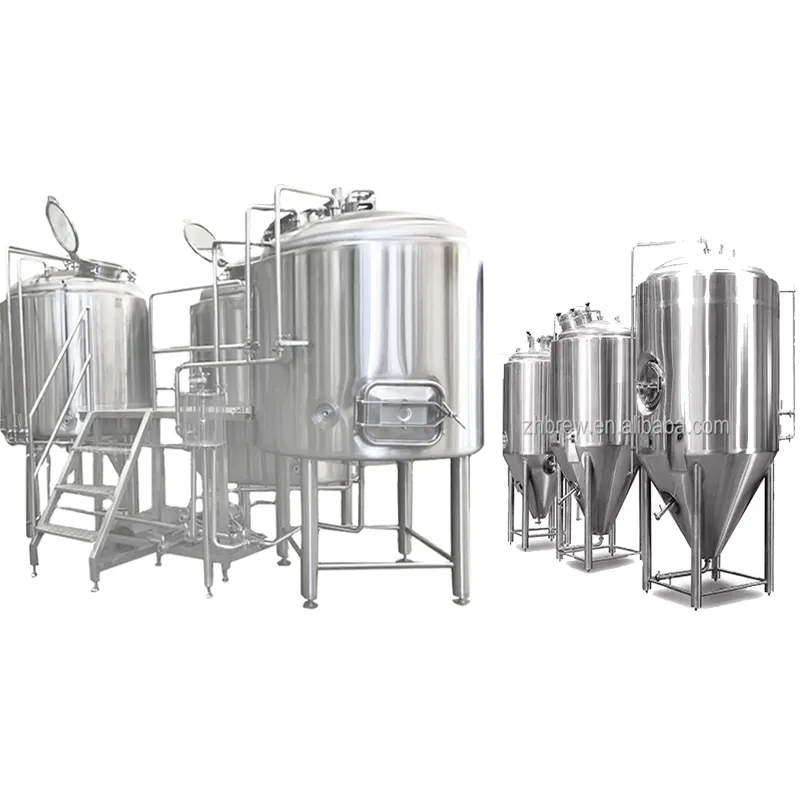 Macchina per la produzione di birra per birrerie da 1000 litri