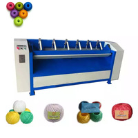 Máquina automática de bobinado de hilo de lana de 10 cabezales