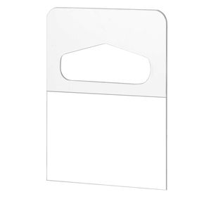 <b>Space</b>-<b>Saving</b> Foldable Hang Tabs hook Plastic Self-Adhesive <b>Hangers</b> for Compact Retail Boxes - Product Image 1