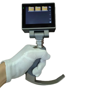 Laryngoscope réutilisable à six lames prix usine Photo record fonction LCD Laryngoscope vidéo portable - Product Image 2