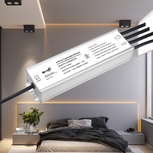 CUL FCC Certifié CE RoHS Pilote de LED à intensité variable 4 en 1 Alimentation 0-10V pour éclairage LED Étanche 24V 48V 288W AC-DC unique - Product Image 1