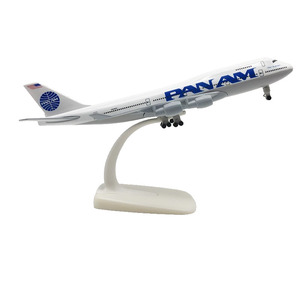 ราคาขายส่ง โมเดลเครื่องบินตกแต่ง สายการบิน PAN AM รุ่น <span class=keywords><strong>B747</strong></span> ขนาด 1:<span class=keywords><strong>200</strong></span> ยาว 20 ซม. พร้อมล้อ วัสดุคุณภาพสูง - Product Image 3