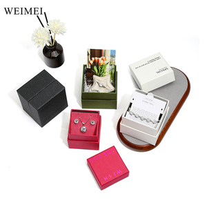 High-Quality Jewelry Packaging Set with Ring, <b>Earrings</b>, Jewelry Pouch and Paperboard Bag Custom Logo <b>Gift</b> <b>Box</b> - Product Image 6