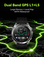Nuevo Reloj Inteligente GPS con Resistencia al Agua 5ATM, Pantalla AMOLED, Monitor de Frecuencia Cardíaca y Oxígeno en Sangre, Compatible con Sistemas iOS y Android