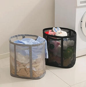 Convenient Carry Mesh <b>Laundry</b> Washing <b>Bag</b> Extra Large Fashionable Dirty Clothes Organizer <b>Bag</b> - Product Image 4